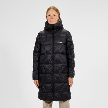 Women's Explorer Long Down Jacket - Black