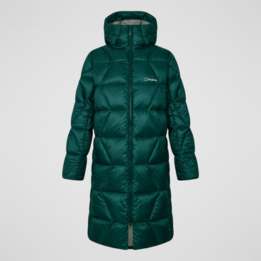 Women's Explorer Long Down Jacket - Green