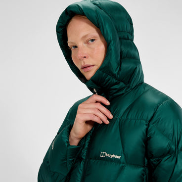 Women's Explorer Long Down Jacket - Green
