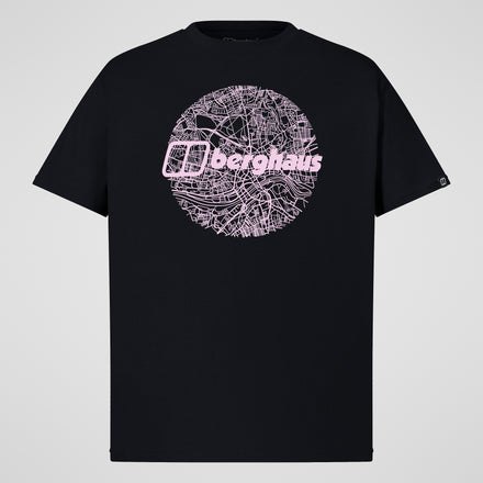 Men's Map Of The Toon Tee - Black