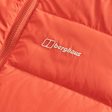 Men's Fulstow Reversible Down Jacket - Orange/Grey