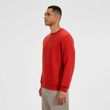 Men's Logo Crew Light jumper - Orange