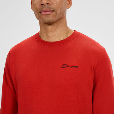 Men's Logo Crew Light jumper - Orange