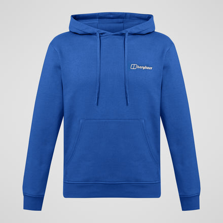 Men's Small Logo Hoody - Blue