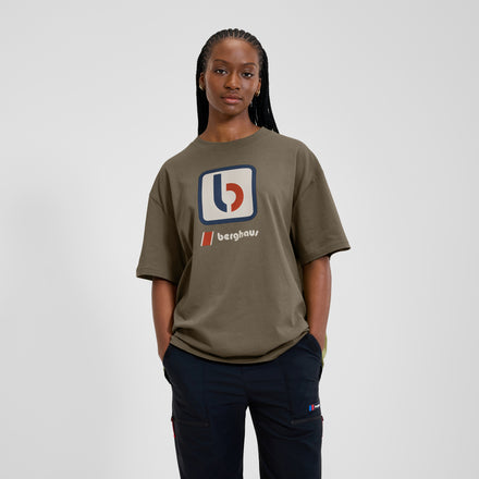 Unisex The B Tee - Brown