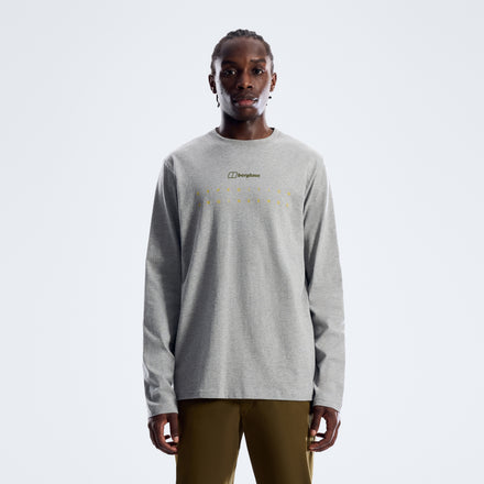 Men's barghaus.compass Essential Tee - Grey Marl