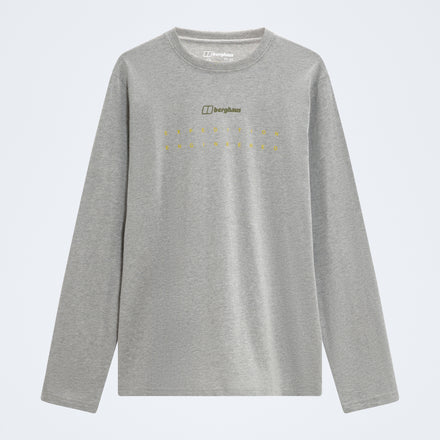 Men's barghaus.compass Essential Tee - Grey Marl
