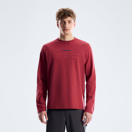Men's barghaus.compass Essential Tee - Red Fury