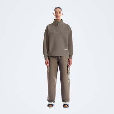 Women's Meadowfield Half Zip Fleece  - Volcanic Ash