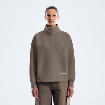 Women's Meadowfield Half Zip Fleece  - Volcanic Ash