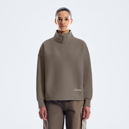 Women's Meadowfield Half Zip Fleece  - Volcanic Ash