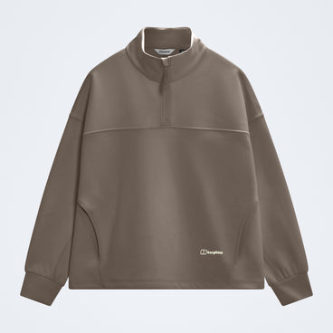Women's Meadowfield Half Zip Fleece  - Volcanic Ash