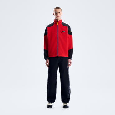 Men's Kara-SU Fleece - Goji Berry/Jet Black