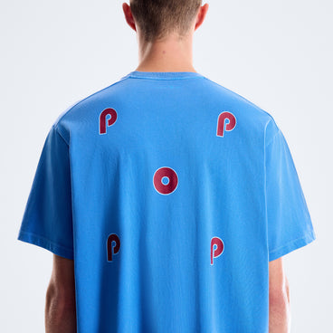 Pop X Berghaus Duo Logo Tee - Washed Limoges