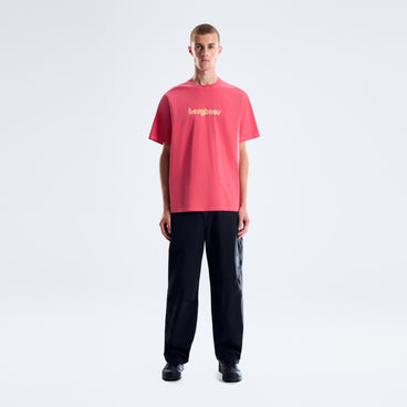 Pop X Berghaus Duo Logo Tee - Washed Haute Red