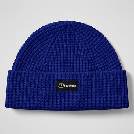 Rhynie Waffle Rib Beanie - Blue
