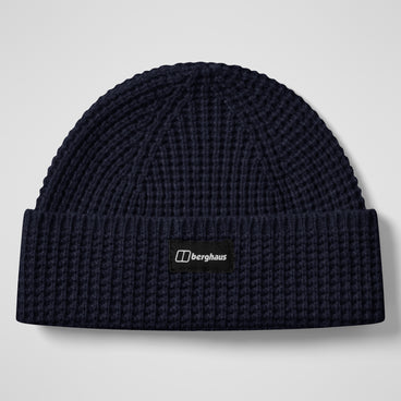 Rhynie Waffle Rib Beanie - Dark Blue