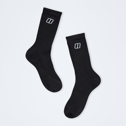 Unisex Everyday Sock 3 Pack - Black